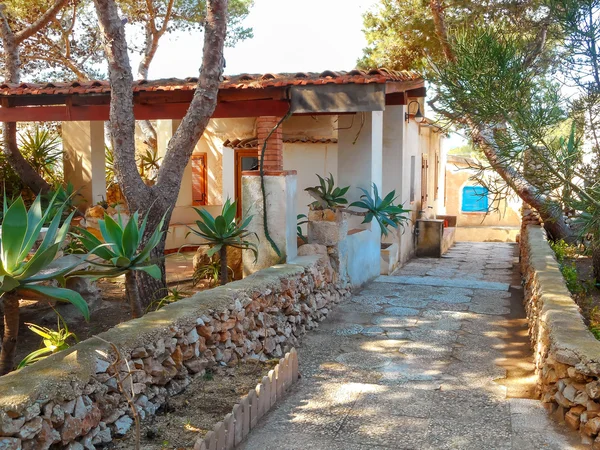 Courtyard village house with garden in Sicily