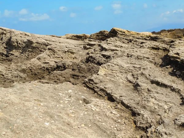 Raza marrón de en la ladera rocosa de la montaña —  Fotos de Stock