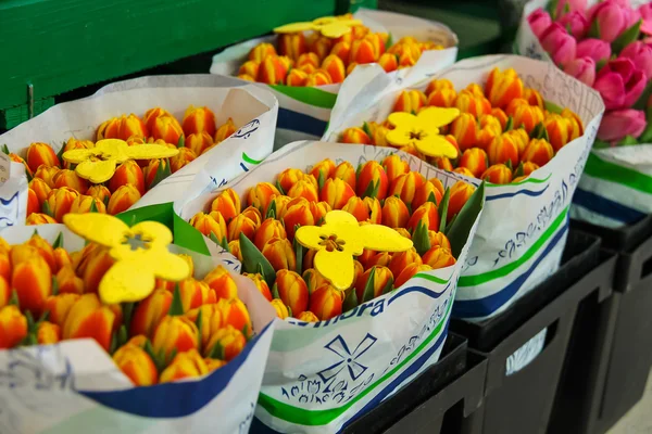 花とギフト ネット アムステルダム ・ スキポール空港での販売 — ストック写真