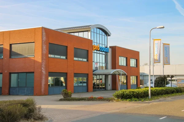 Office company ProCount on the outskirts of Meerkerk, Netherland — Stock Photo, Image