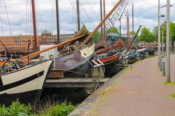 Navios - exibe o Museu Marítimo dos Países Baixos em Amsterdã — Fotografia de Stock