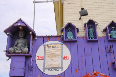 Buddha ve Çince bilgelerin Za ahşap Duvar Dekorasyon heykelleri