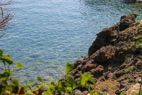 Узбережжя Тірренського моря, Марчіана-Маріна на острові Ельба, — стокове фото
