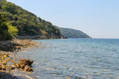 Tiren Denizi Sahili Elba Adası, İtalya