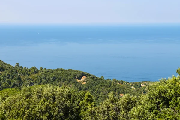 Kusten av Tyrrenska havet på ön Elba, Italien. — Stockfoto