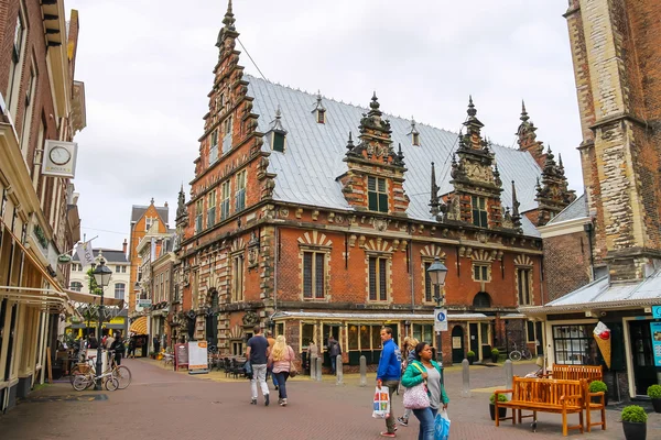 Haarlem, Vleeshal Lepelstraat görüntüleyin. Hollanda — Stok fotoğraf