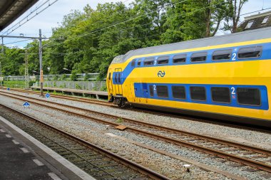 Modern tren tren istasyonunun Haarlem, Hollanda