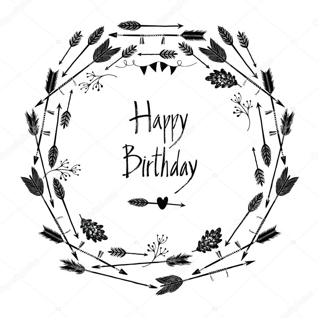 Download Happy birthday round frame | Happy Birthday Round frame of ...