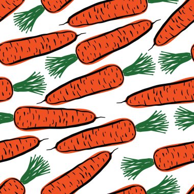 Tatlı taze havuç arka plan