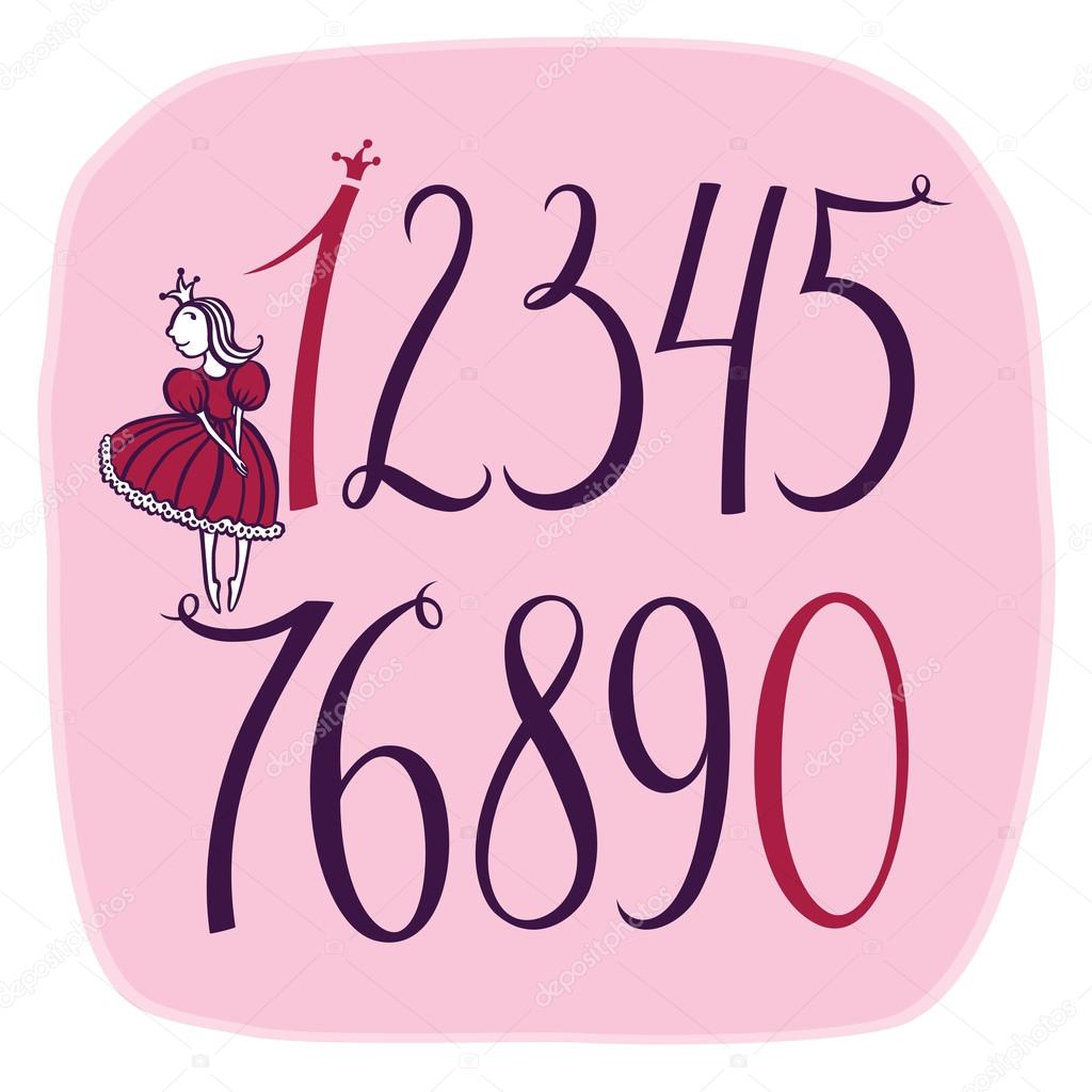Set of vector numbers with A Little Princess