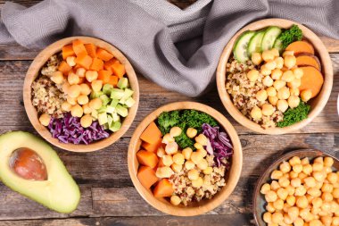 Bouddha kaseler, vejetaryen kaseler