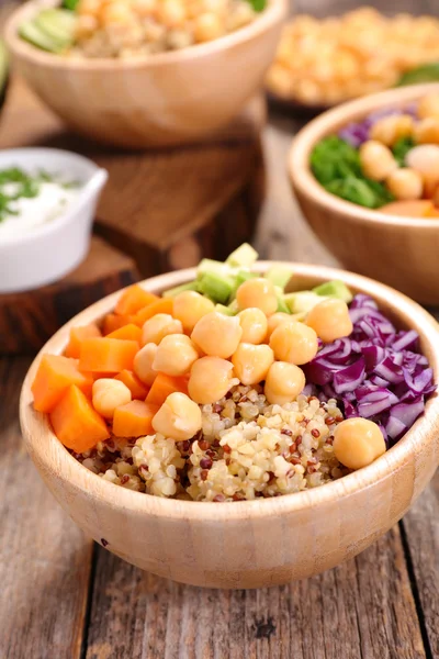 Cuencos bouddha, cuencos vegetarianos — Foto de Stock