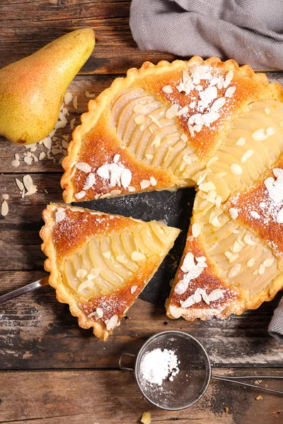 Zoete peren taart — Stockfoto