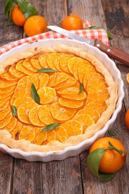 Clementine tart, meyve pasta