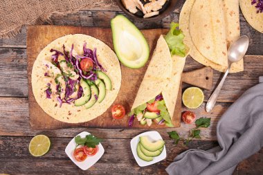 fajita, etli börek rulo