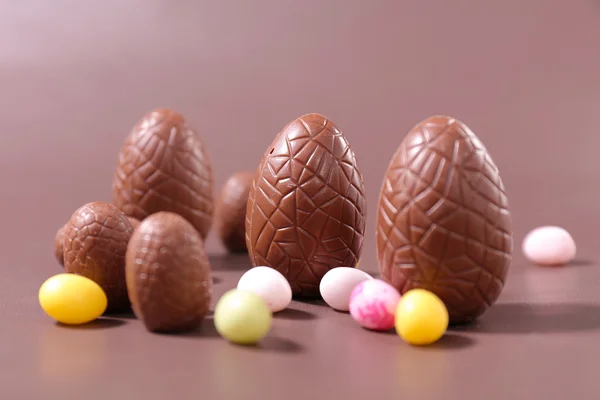 Uova di cioccolato pasquali — Foto Stock