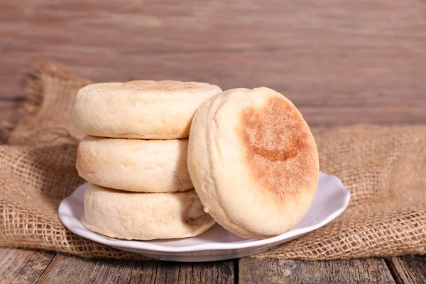 Baked english muffins — Stock Photo, Image