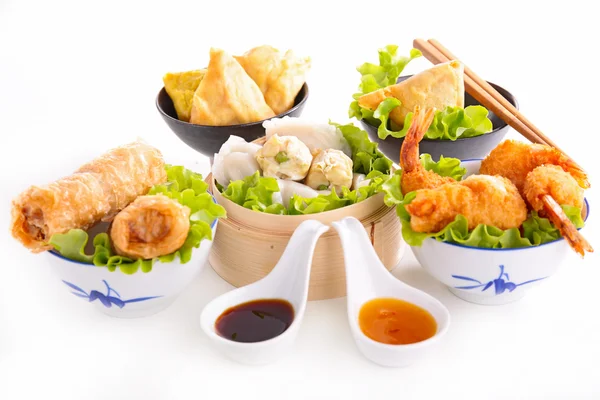 Assorted asian food — Stock Photo, Image