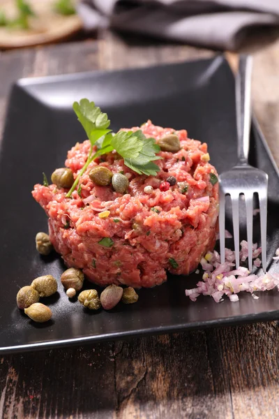 Rohes Steaktatar — Stockfoto