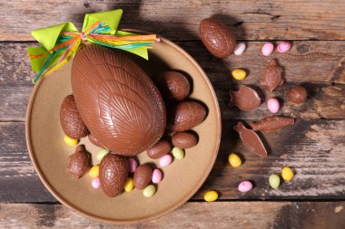 çikolata Paskalya yumurtaları