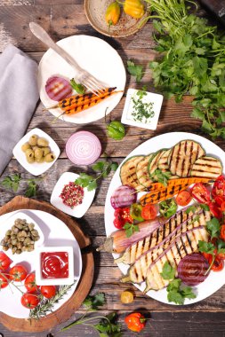 ızgara sebze çeşitler