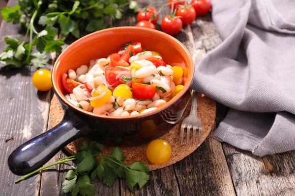Cannellini beans salad — Stock Photo, Image