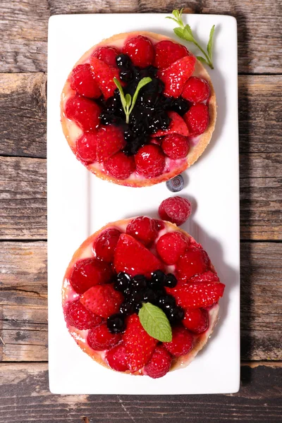 Süße Früchtekuchen — Stockfoto