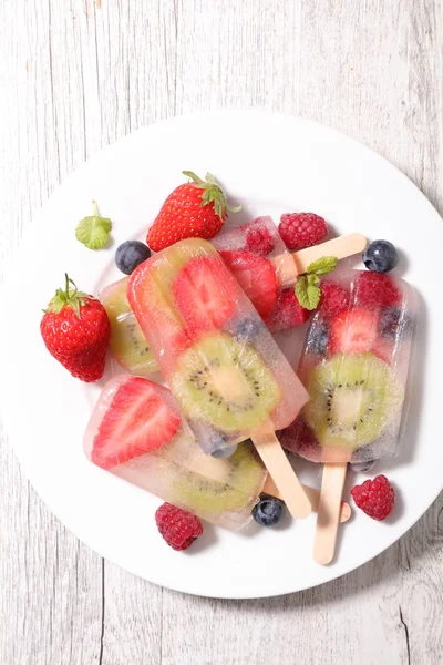 Paletas de frutas caseras — Foto de Stock