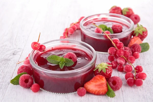 Zoete berry dessert — Stockfoto