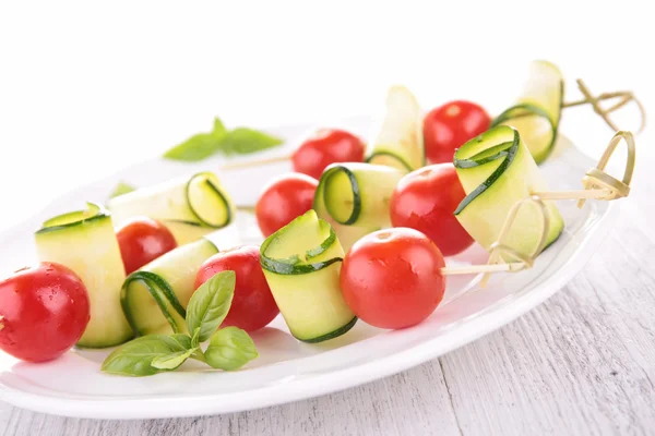 Insalata di pomodoro e zucchine — Foto Stock