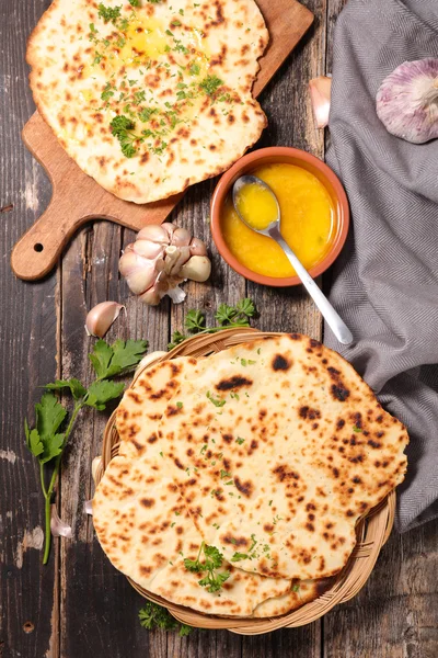 Pane indiano di Naan — Foto Stock