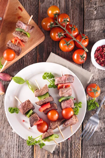 Carne grelhada, churrasco — Fotografia de Stock