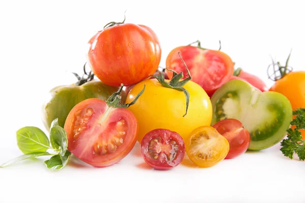 Verschiedene Sorten Tomaten — Stockfoto