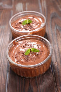 tatlı çikolata mousse