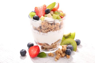 Müsli ile sağlıklı bir kahvaltı.