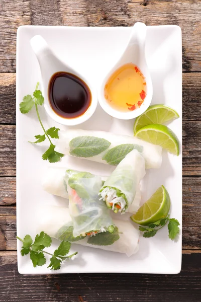 Asian spring rolls — Stock Photo, Image