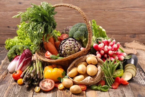Nyers zöldségek választék — Stock Fotó
