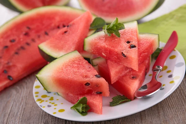 Fresh sliced watermelon — Stock Photo, Image