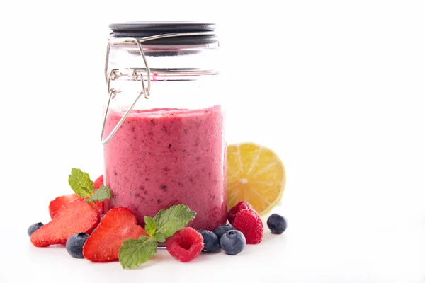 Różne owoce smoothie — Zdjęcie stockowe