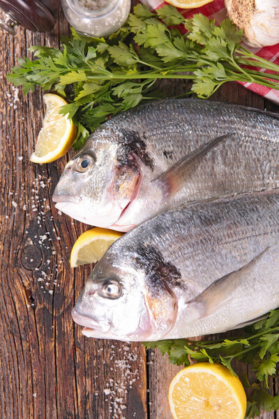 raw dorado fish