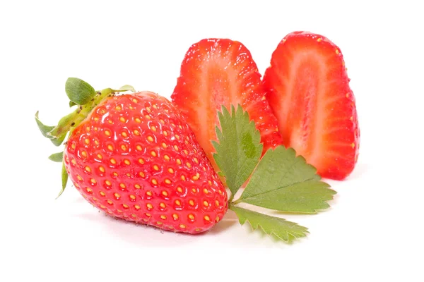 Färska söta jordgubbar — Stockfoto