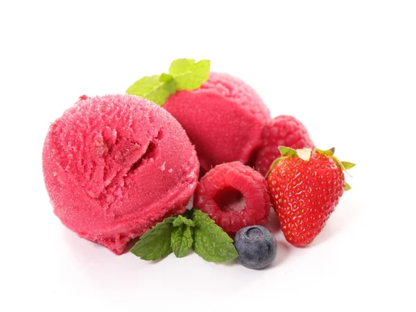 Berry ice cream — Stock Photo, Image