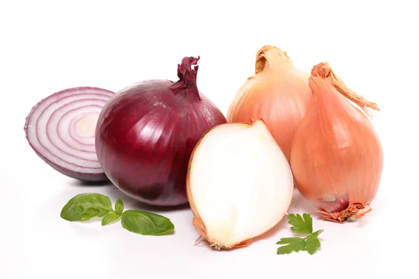 Fresh raw onions — Stock Photo, Image