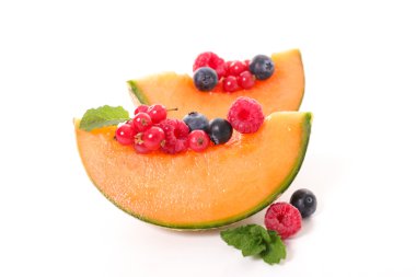 kavun ve berry meyve