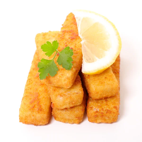 Gebratene Fischstäbchen — Stockfoto