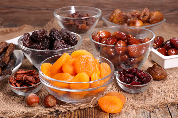 assorted dried fruits