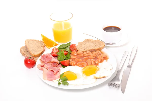 Full traditional english breakfast — Stock Photo, Image