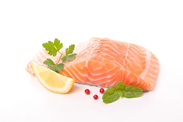 Filete de salmón crudo —  Fotos de Stock