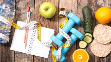 diyet yiyecek konsepti