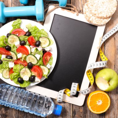 diyet yiyecek konsepti